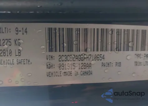 2015 Dodge Challenger Sxt from USA, damaged, VIN 2C3CDZAG9FH710654